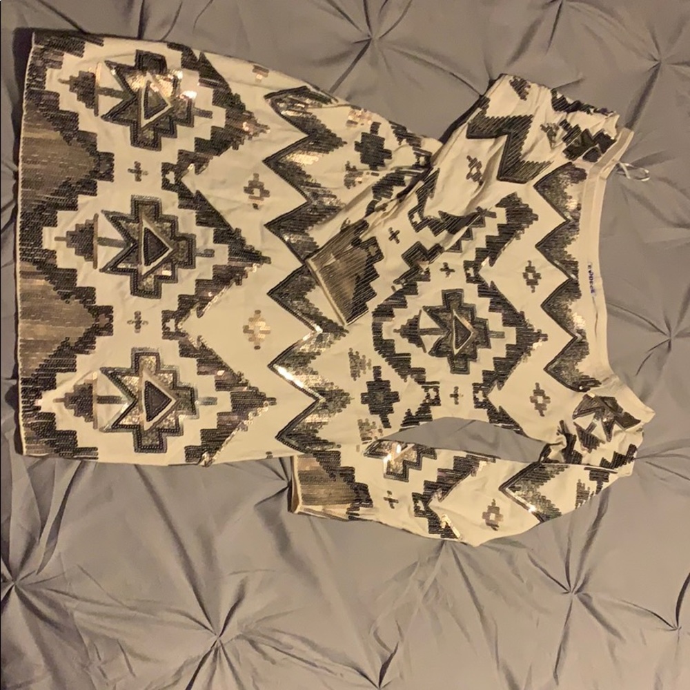 Express white dress Aztec Size:S